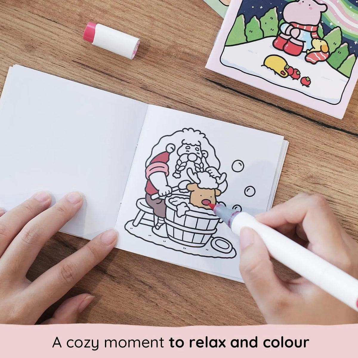 ⏳ Last Day 49% OFF – 🎨 Christmas Coloring Book Advent Calendar | Daily Mini Coloring Books with Cozy Holiday Scenes, Cute Characters & A Special Christmas Eve Surprise 🎄