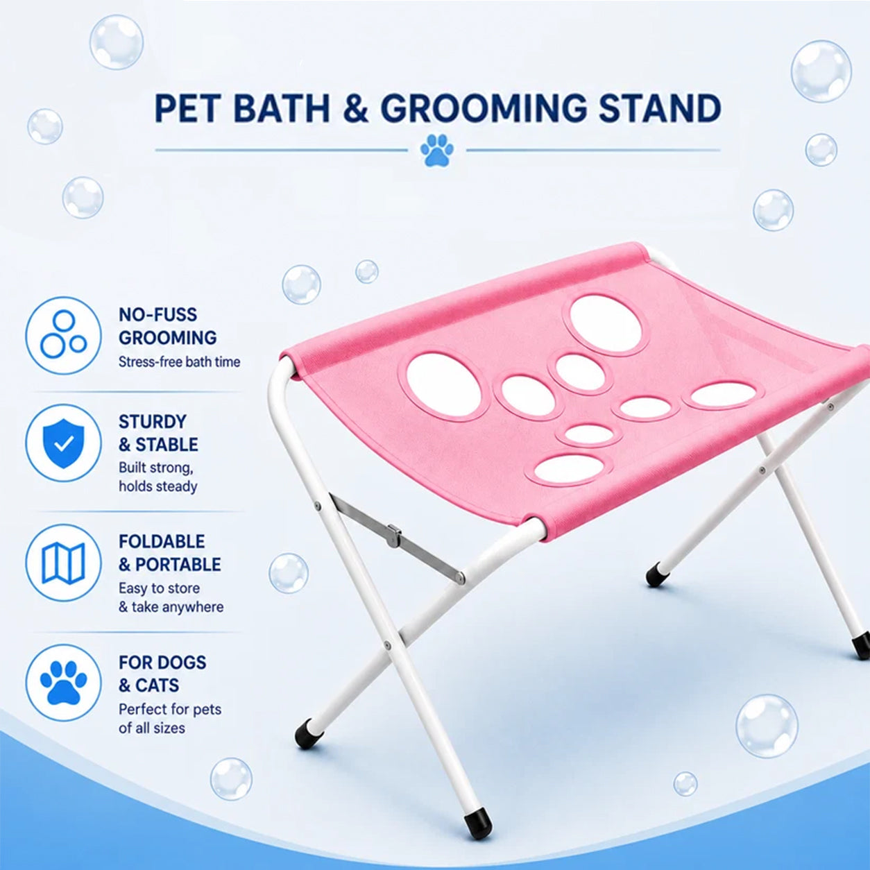 🐾Pet Bath & Grooming Stand
