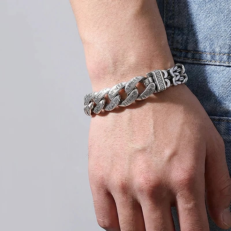 🔥Men's Retro Six-Syllable Mantra Bracelet