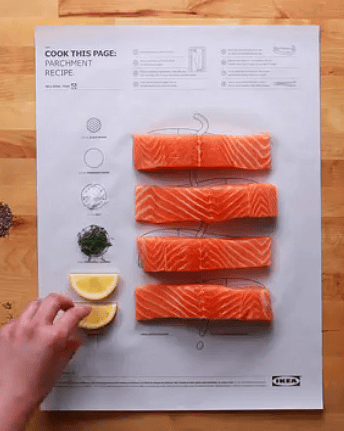 Recipe‑Printed Baking Paper Convenient Home Oven Cooking Sheet