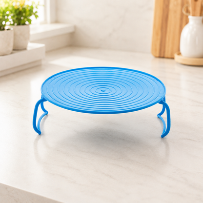 🥗Multi-functional foldable microwave oven tray - with heat-insulated handle