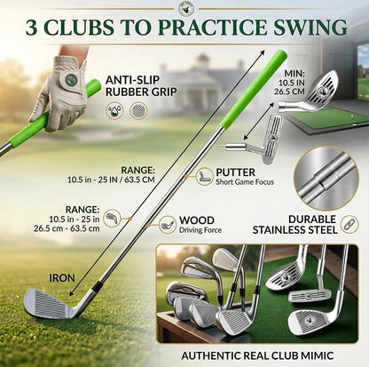 Kids Golf Set with Adjustable Clubs – Perfect for Backyard Play