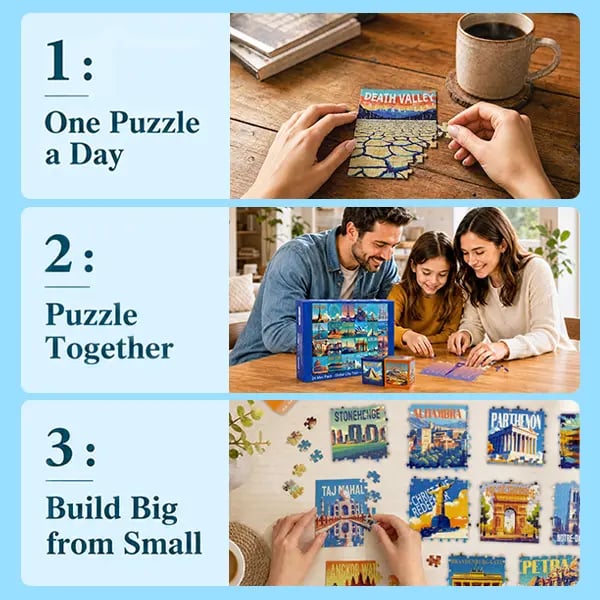 🔥Last Day 49% OFF - 🏞️🧩National Parks Advent Calendar | 🏙️🎁 A Holiday Countdown Full of Travel Dreams