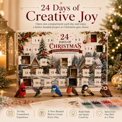 Beaded Bird Advent Calendar