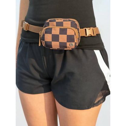 Iris & Rainbow Eeny-Meeny Tiny Bag - Multi-Way Nylon Mini Crossbody & Water Bottle Pouch