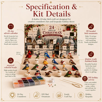Beaded Bird Advent Calendar