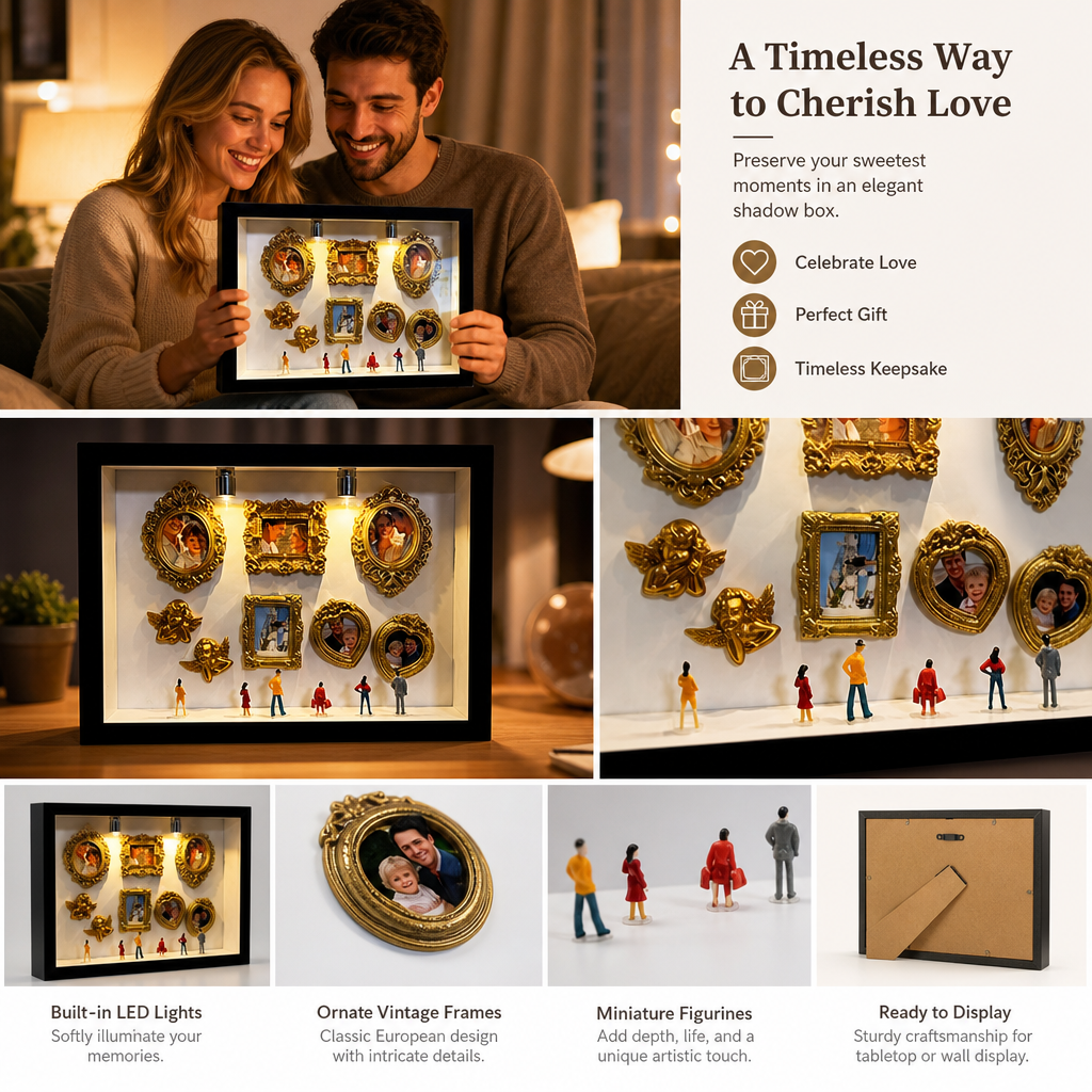 ✨DIY Mini Museum Silhouette Box – Celebrate Your Unique Memories in Style 💖