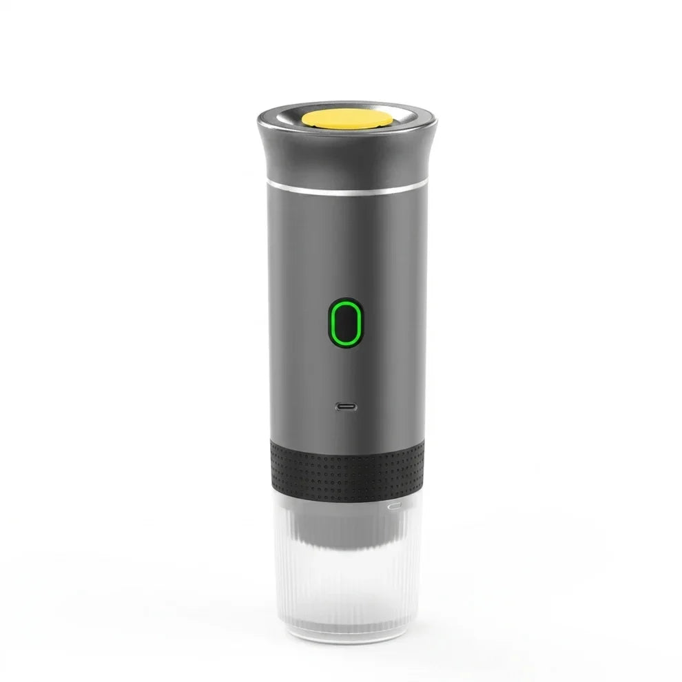 Portable Espresso Coffee Maker – 15-Bar Rechargeable Travel Coffee Machine