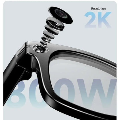 Smart AI Translation Camera Bluetooth Glasses—8 MP Pixels, 160+ Languages, Real-Time Translation