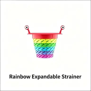 🔥😍Rainbow Expandable Sink Strainer Basket