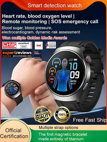 ❤️Flagship Smartwatch for Health Protection-24/7 Health Data Center