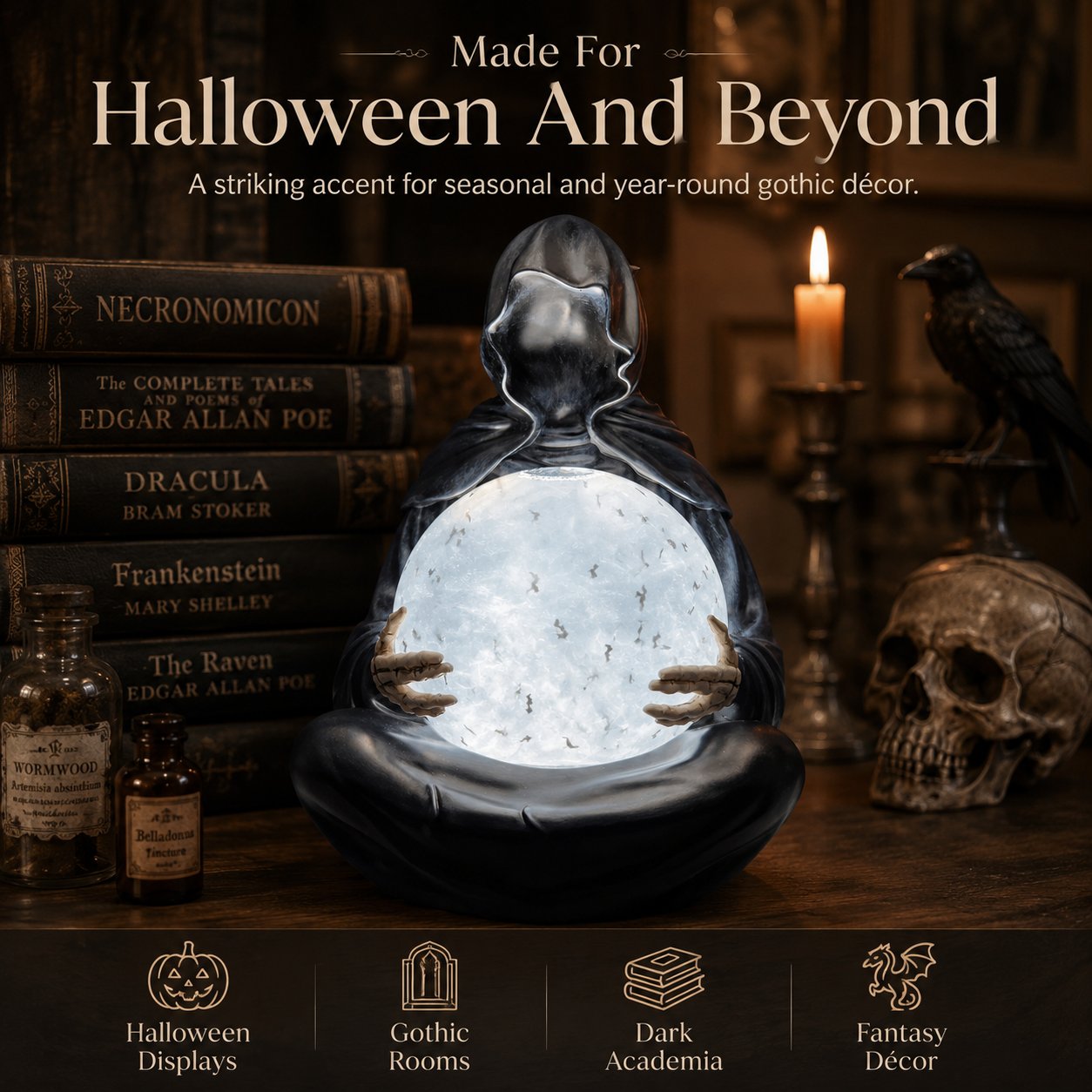 💀 Mystic Reaper Crystal Ball Light-Buy 2 Get Free Shipping
