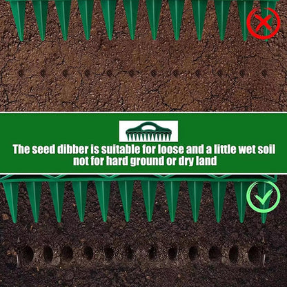 50% OFF🌱Garden Seed Spacer & Dibbler – 12-Hole Precision Planting Tool