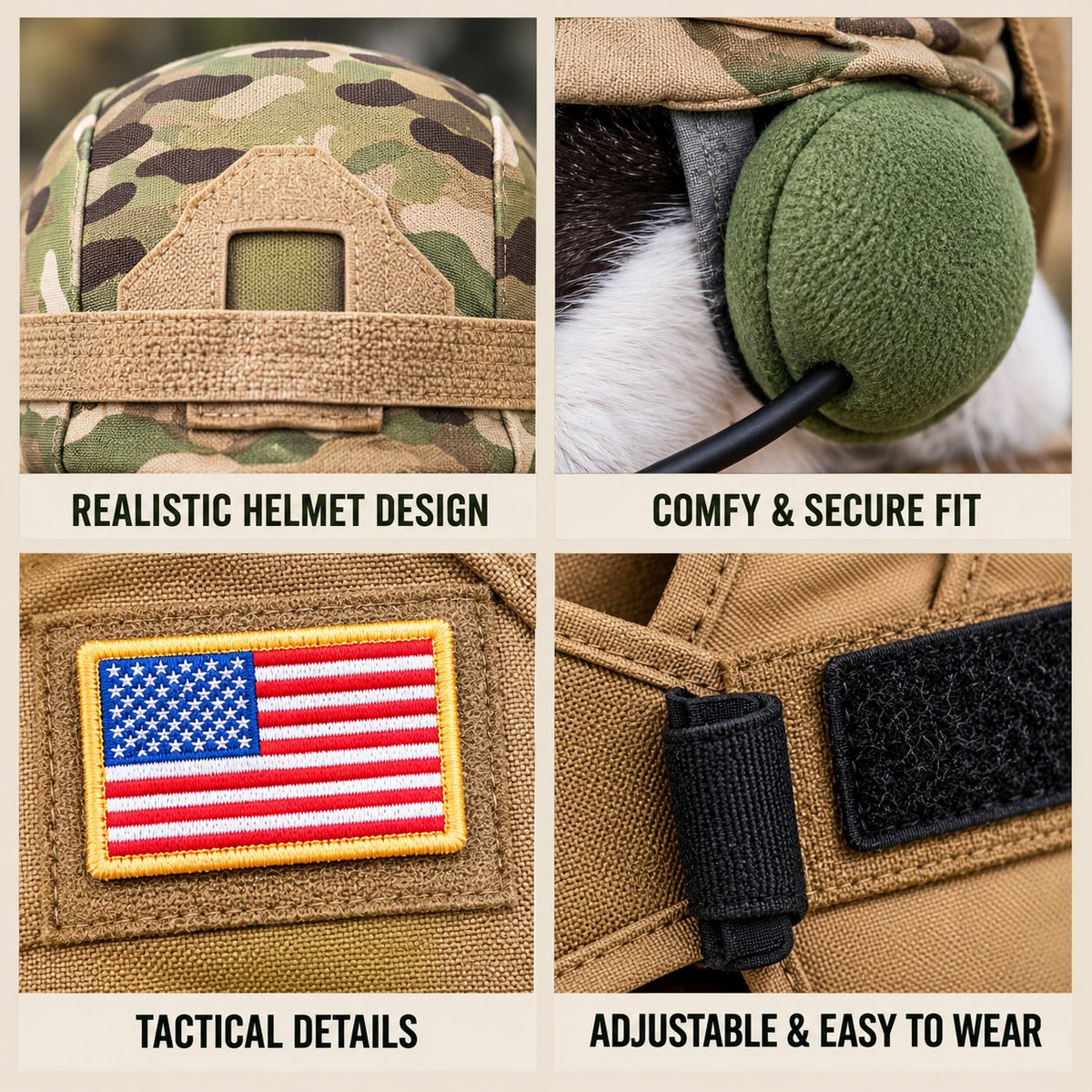 🐶 PawTrooper™ Dog Soldier Costume – Funny Tactical Pet Outfit