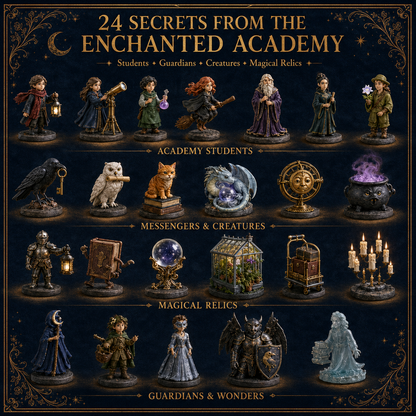 🎁 24 Days of the Enchanted Academy – Magical Collectible Advent Calendar ✨🪄