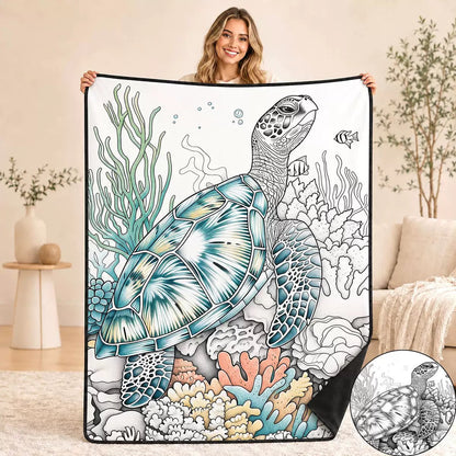 Zavrlyshop™ Coloring Blanket🖍️ Color It. Wash It. Repeat It! 🔄✨