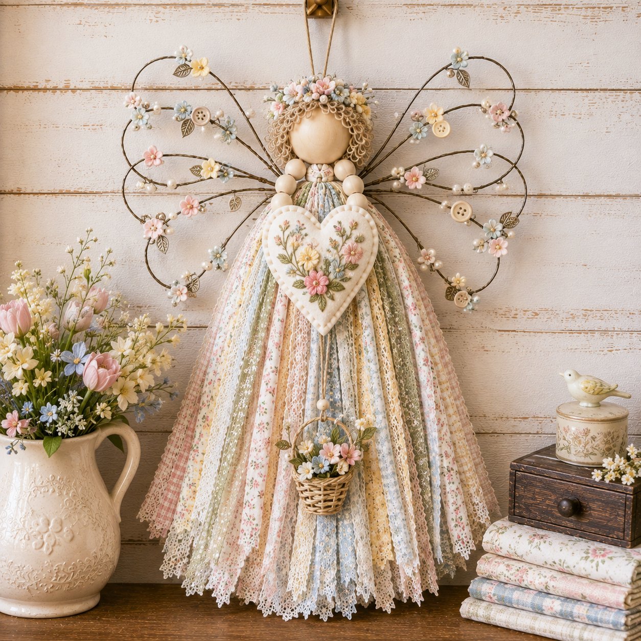 🔥Last Day 49% OFF - 🪽 Angel Fabric Hanging DIY Kit