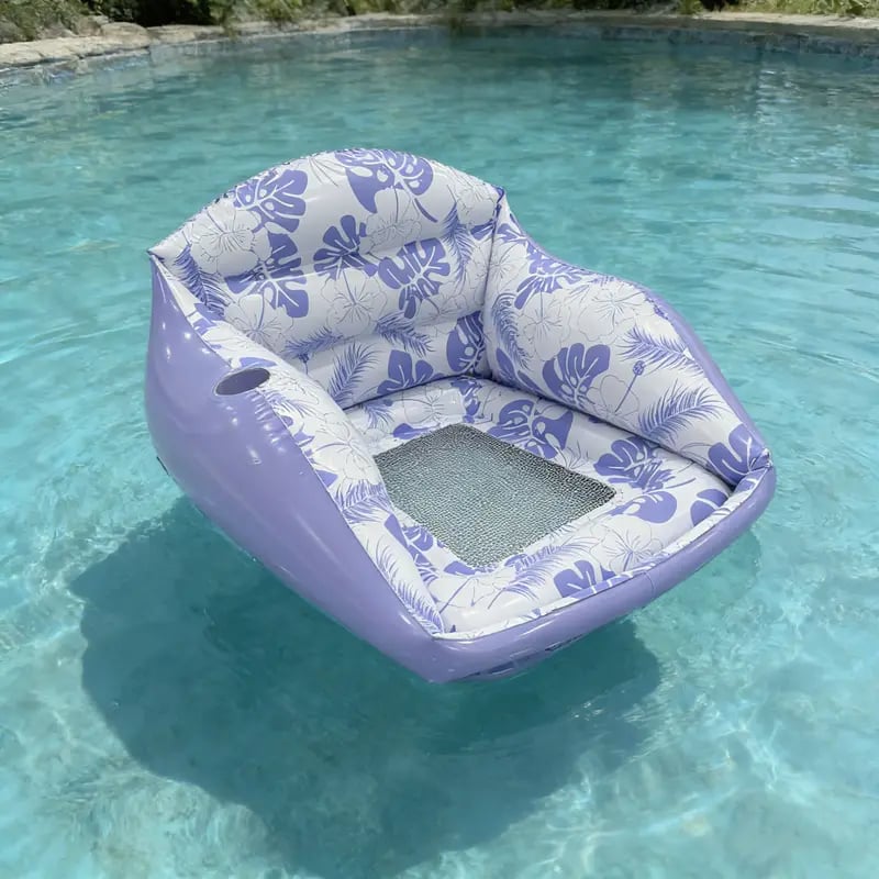 🛋️ 3-in-1 Inflatable Pool Lounge Chair（Includes Air Pump）