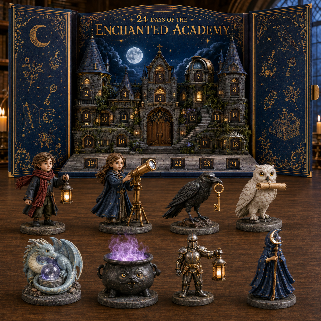 🎁 24 Days of the Enchanted Academy – Magical Collectible Advent Calendar ✨🪄