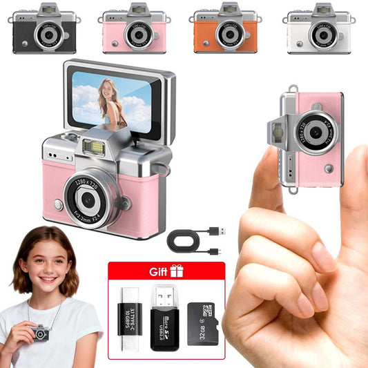 📸Mini Keychain Digital Camera – 32G Card & Charging Cable Included