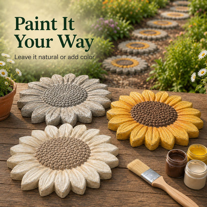 💥 LAST DAY 49% OFF🌻 Reusable Sunflower Stepping Stone Mold