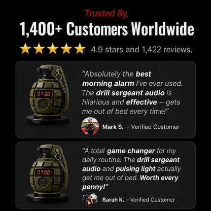 Grenade Alarm Clock