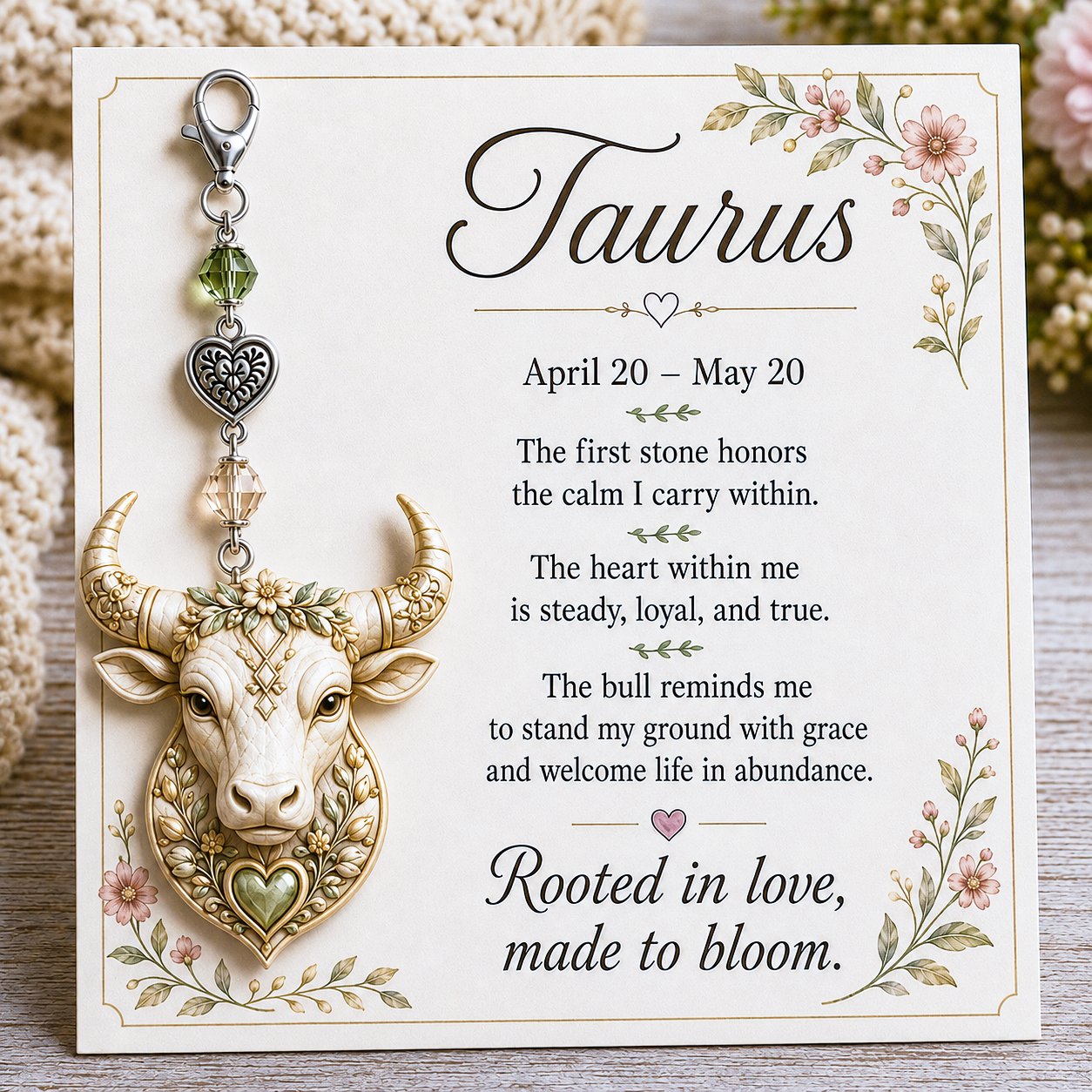 ⌛️ LAST DAY! 🔥  Zodiac Charm Commemorative Card 🌙💎