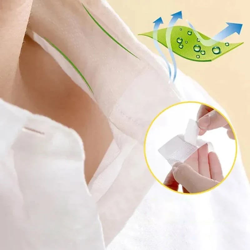 💄👔Disposable Shirt Collar Protectors - Absorbent Sweat Pads