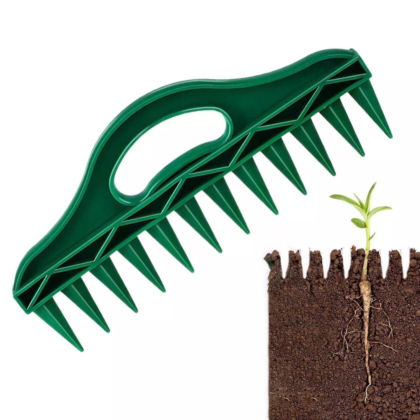 50% OFF🌱Garden Seed Spacer & Dibbler – 12-Hole Precision Planting Tool