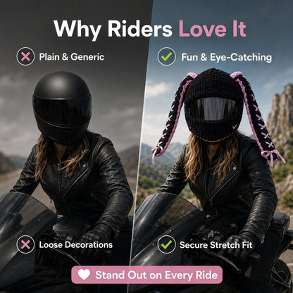 🏍️LAST DAY 49% OFF-🔥Handmade Helmet Cover | Cute Knit Helmet Topper for Motorcycle & Bike Helmets