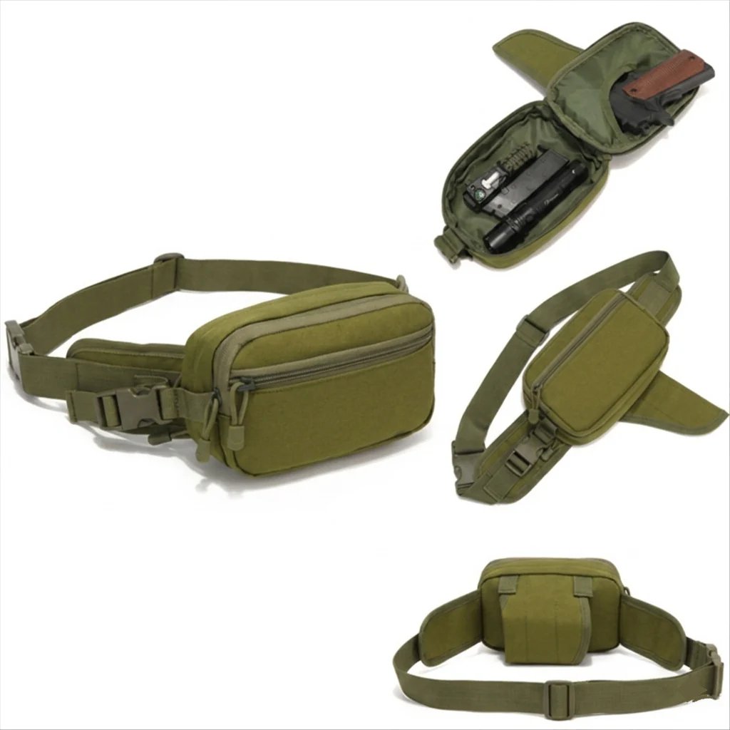 Multifunctional Concealed Carry Hip Bag & Rapid-Access Holster