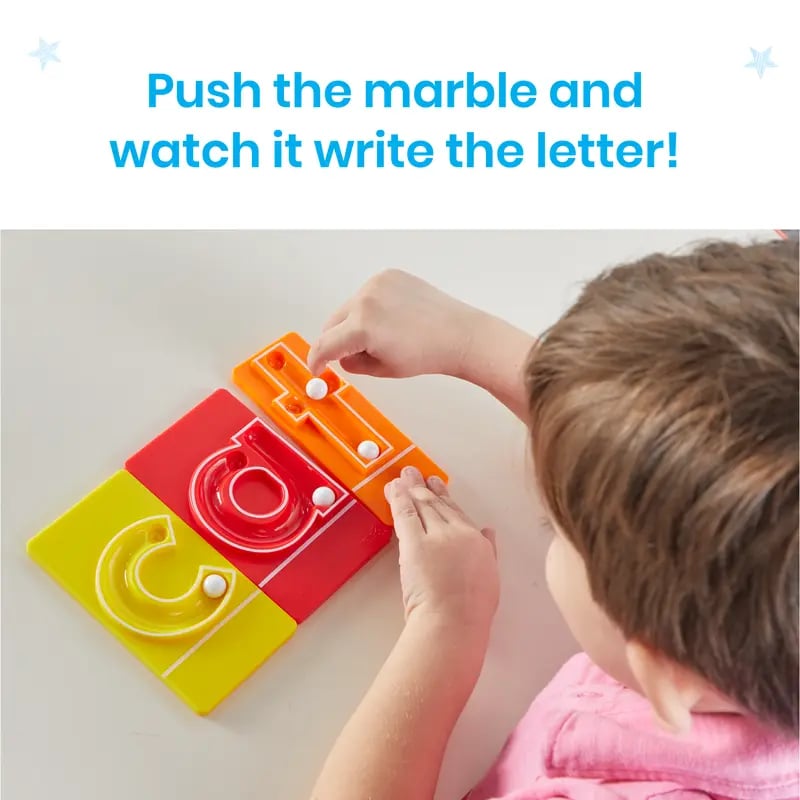 🔥Last Day 49% OFF-2026 Ingredientp®🔤Marble Tracers - Lowercase Letters🌀Roll Into Letter-Writing Fun!