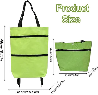 📢📢50% OFF !! ⏰Collapsible rolling shopping bag