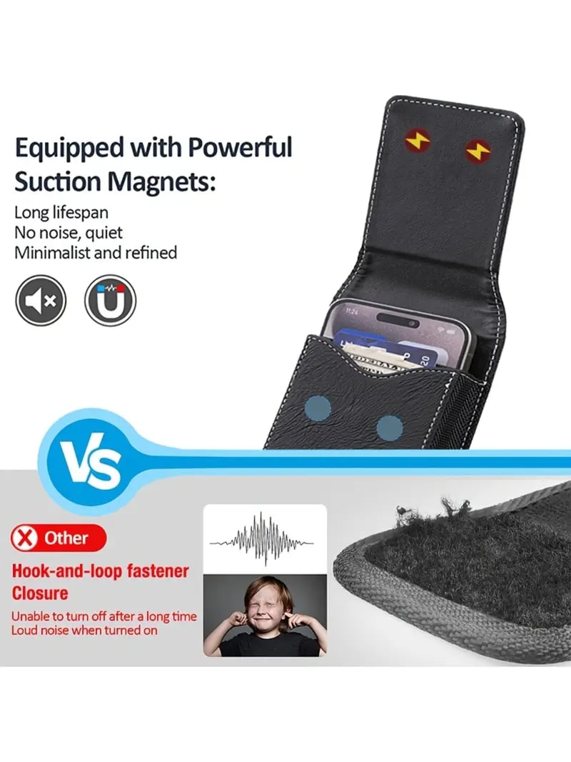 🔥📱 Limited Offer 50% OFF✨ Mobile Phone Belt Pouch | Easy Access, Secure Fit & Convenient Card Storage