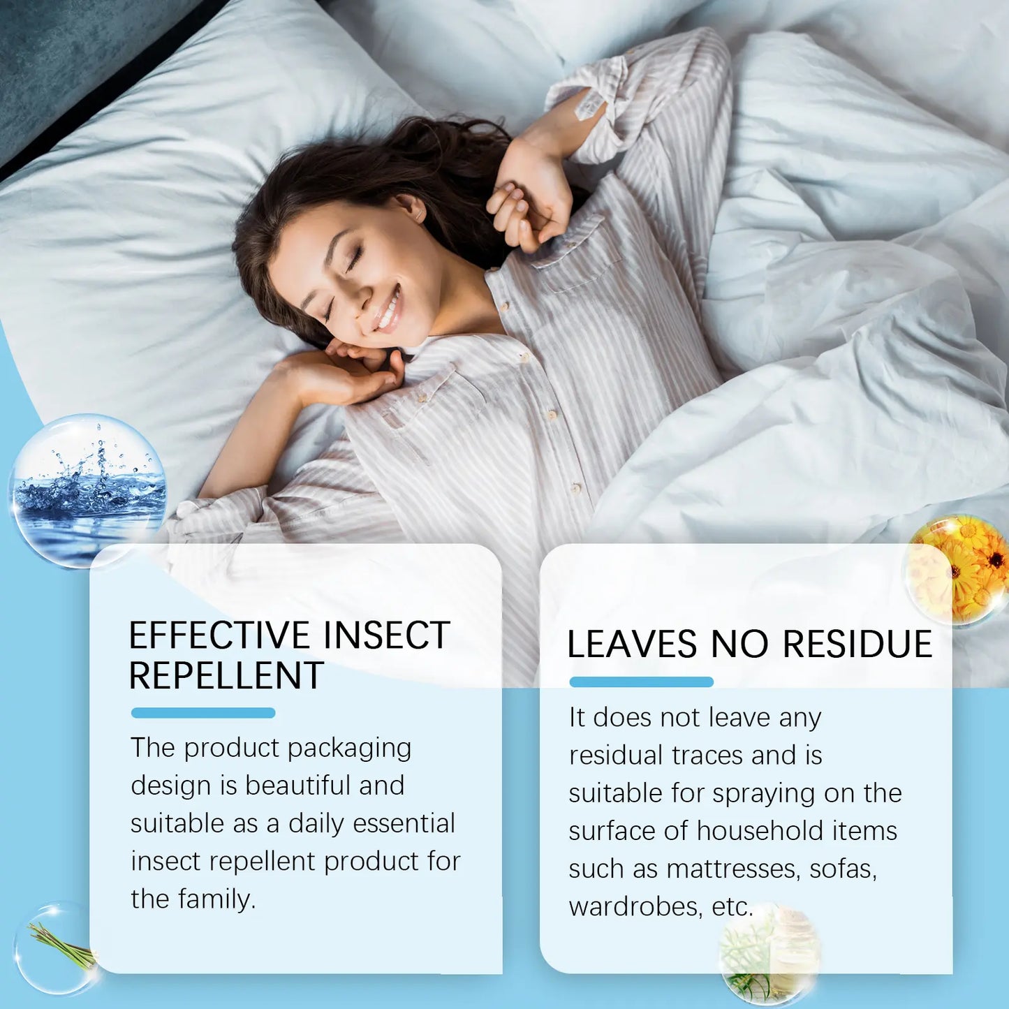Bed Bug Killer Spray - Plant-Based, Safe for Kids & Pets