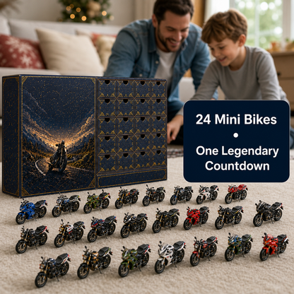 🎁 2026 Motorcycle Legends Advent Calendar – 24 Days, 24 Mini Motorcycles, 24 Legendary Rides
