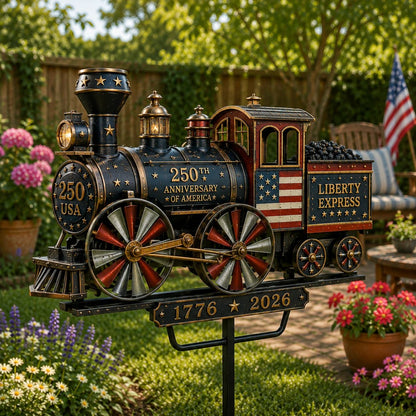 🔥Limited time 49% OFF🔥🚂USA 250 “Liberty Express” Train Garden Wind Spinner