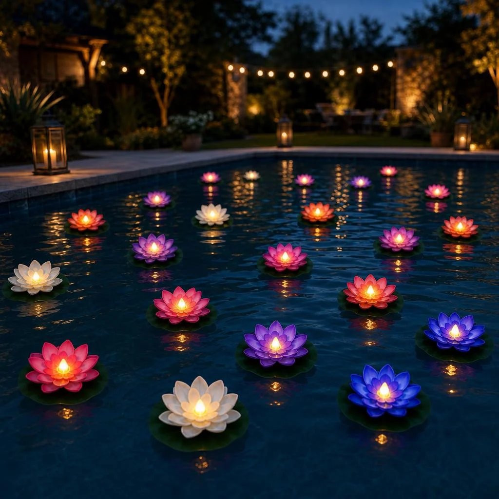 zavrlyshop™ Floating Lotus Lights