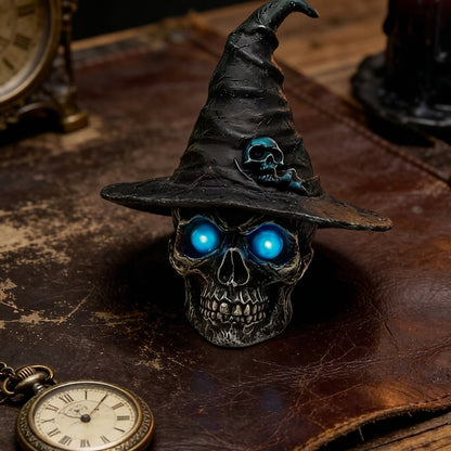 🎃 Glowing Witch Skull Decor  ⭐⭐⭐⭐⭐ 4.9/5