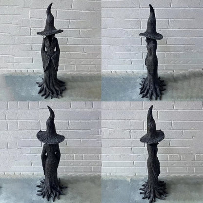 🔥LAST DAY 49% OFF - 🧙‍♀️💫Hand-Painted Enchanting Witch Statue: The Guardian of Your Home