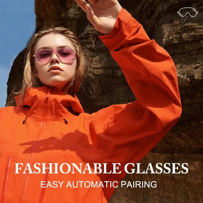 🎖️Smart Bluetooth 5.4 Audio Sunglasses – Open-Ear, UV & Blue Light Protection