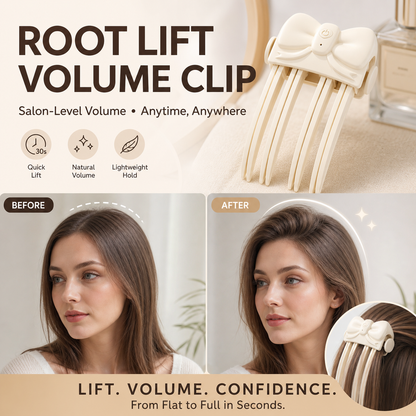 ⏰Wireless Heated Volumizing Root Lift Clip - Salon Crown Volume Styling Tool for Fine Flat Hair