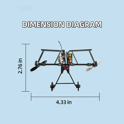 ✈️ RC Paper Airplane Power Kit – Remote Control STEM Flying Toy 🚀