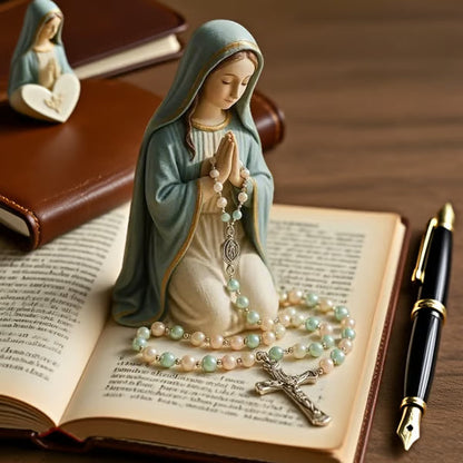 Faith is priceless🙏Handcrafted Virgin Mary Rosary Holder🔥