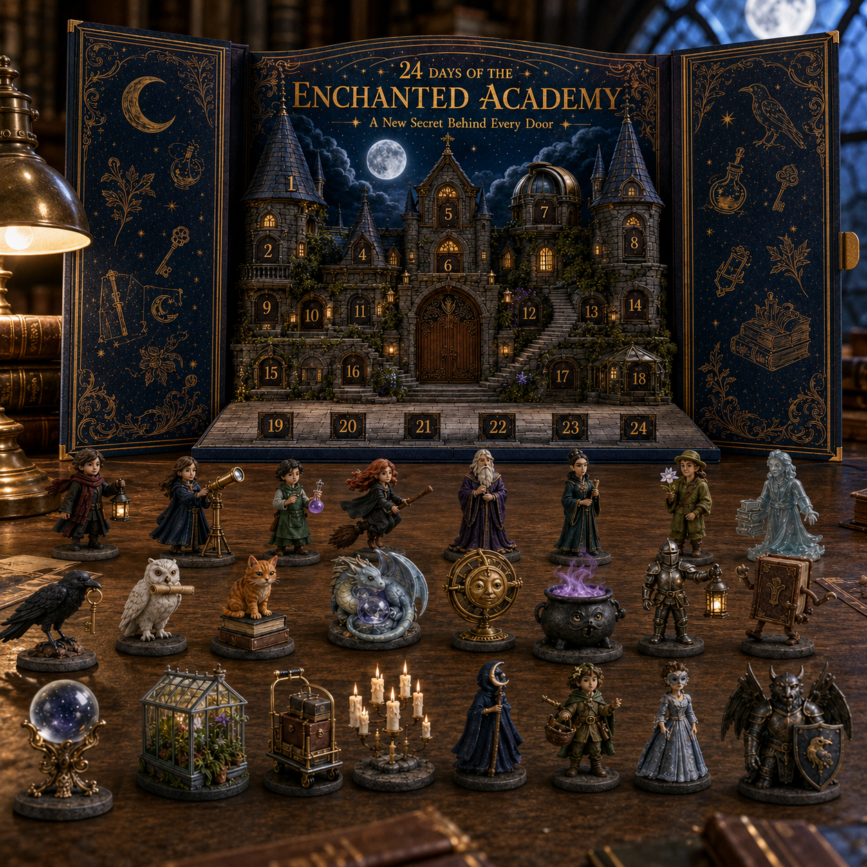 🎁 24 Days of the Enchanted Academy – Magical Collectible Advent Calendar ✨🪄