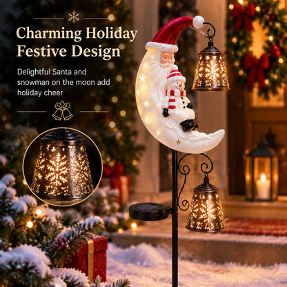 🎅🔔 Christmas Moon Solar Stake Light✨Buy 2 Get FreeShopping✈️