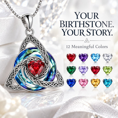 🛡️ Celtic Birthstone Shield: Wear Your Protection & Story ✨