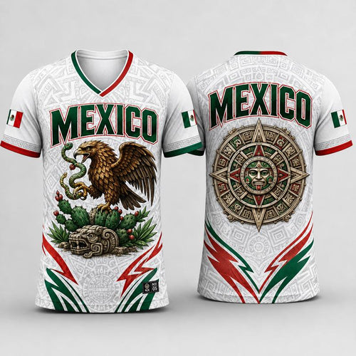 ⚽🏆Aztec Pride™ Mexico Inspired Soccer Fan Jersey