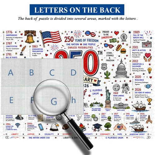 Patriotic America Jigsaw Puzzle 1000 Pieces