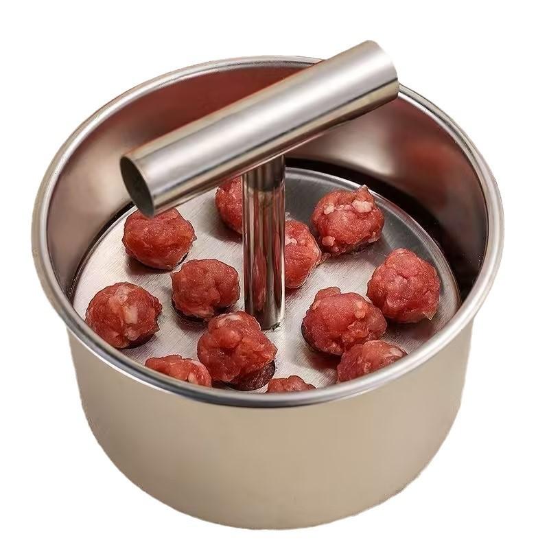 Upgrade 6/12 Ball Manual Meatball Maker Tool, Stainless Steel Meatball Making Mold, Home Cooking Tools for Kitchen
